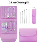 16-Piece Manicure Pedicure Set with + Free Earwax Kit Gift ATFAIN MART