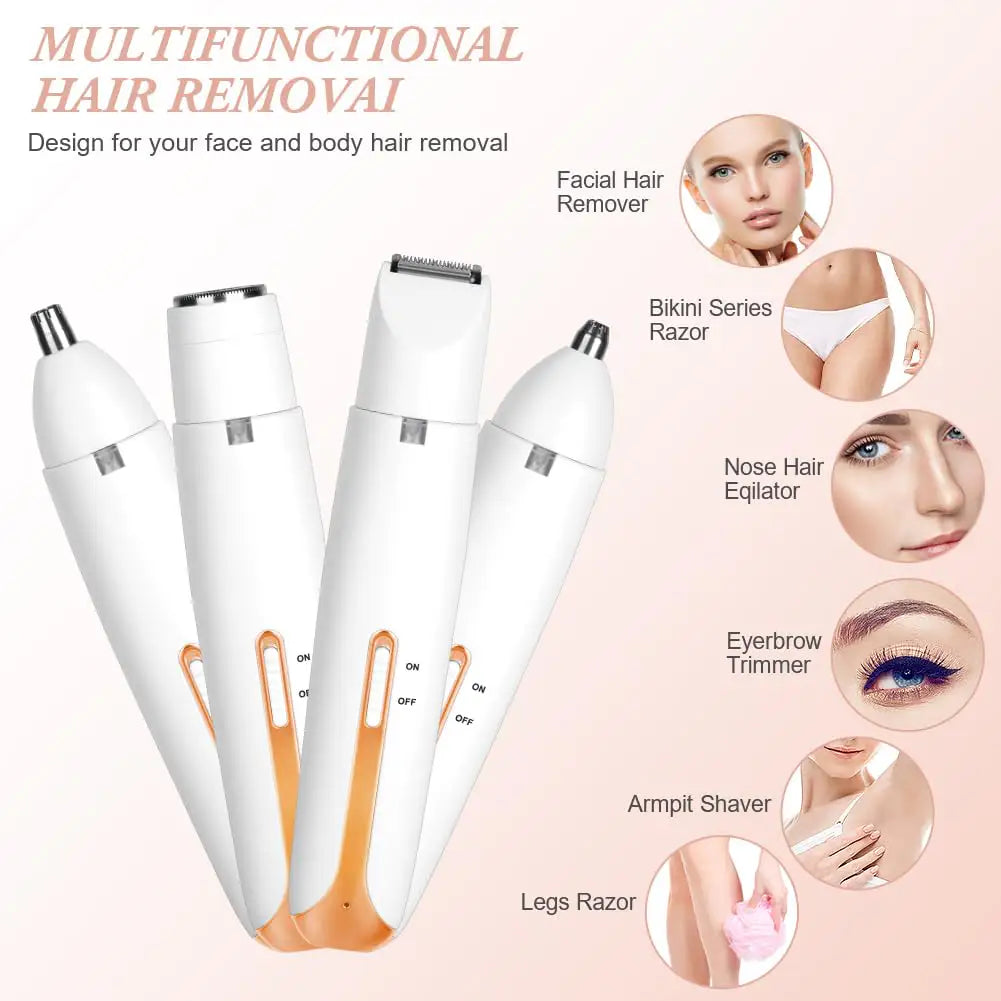 Cordless 4 in 1 Electric Lady Shaver for Women.