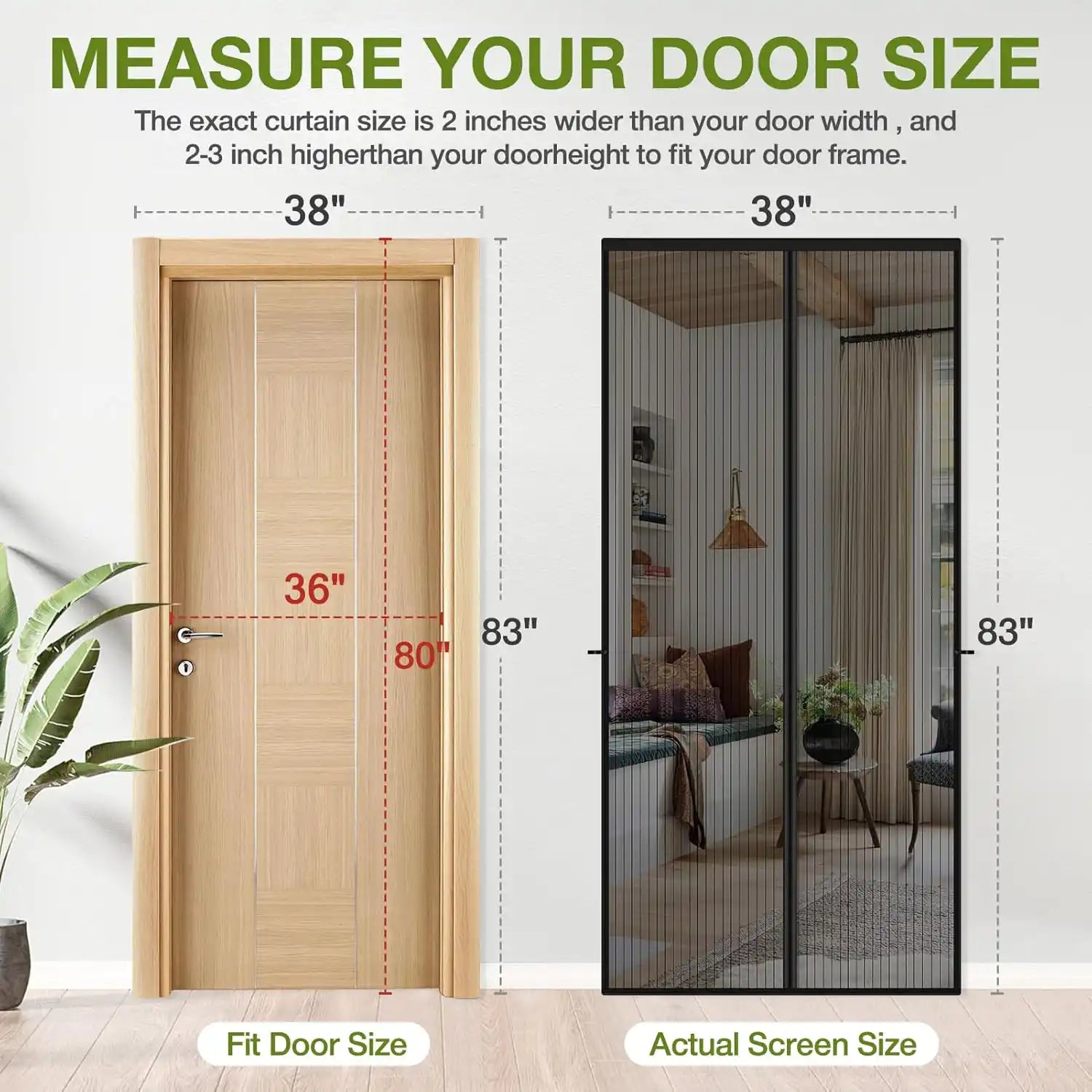Magnetic Mosquito Door Mesh Net ATFAIN MART